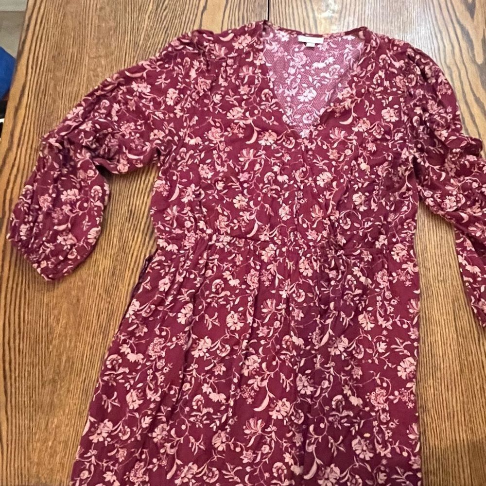 Women’s XXL Dress & Popover Top Bundle Floral Dress, Black Dress, Chambray 2XL - Picture 4 of 16
